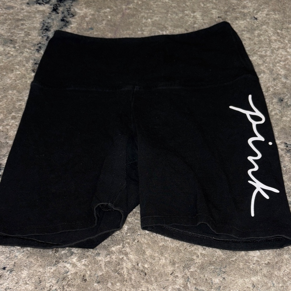 PINK Victoria's Secret Black Bike Shorts